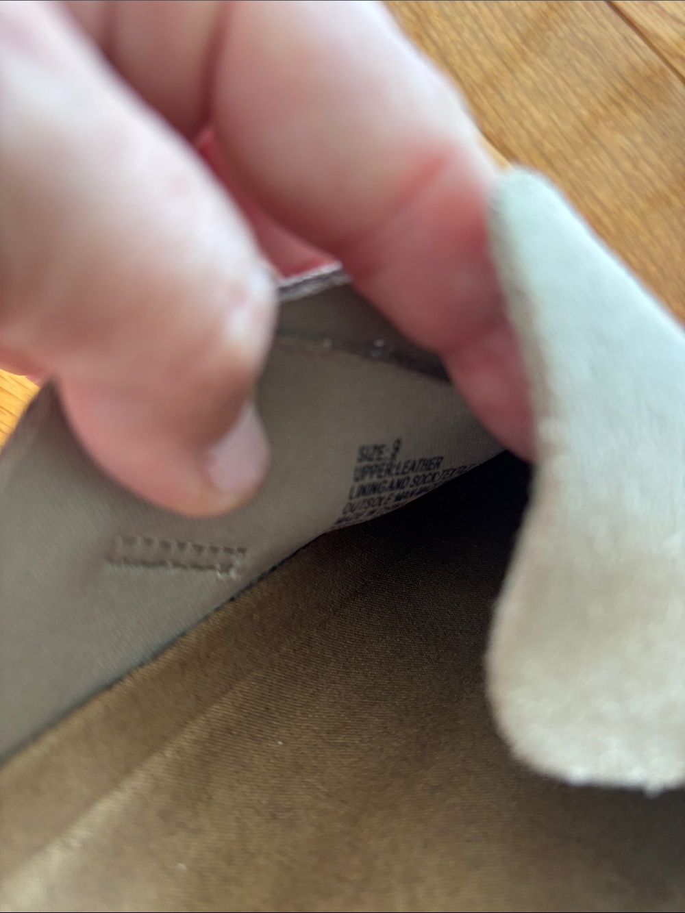 Goodfellow & Co Taupe Suede Slip-On Clog with Buckle - Picture 4 of 4